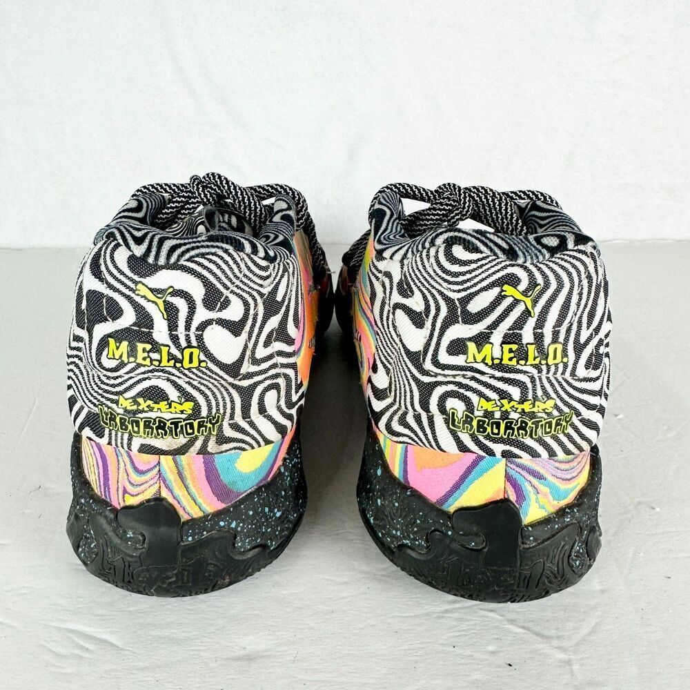 Puma Lamelo Ball Dexters Laboratory MB.03 Sneakers Size 8 379330-01 Multicolor - Picture 6 of 8